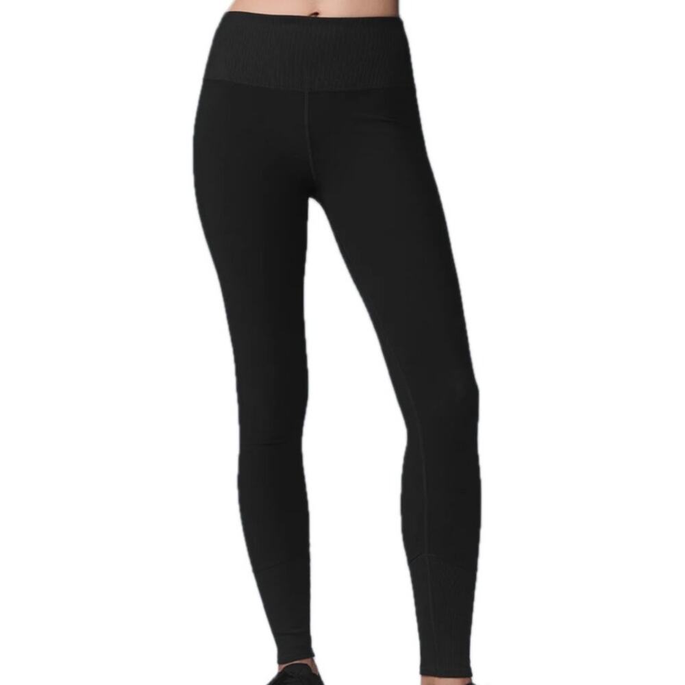 Women's Alo Yoga Black High Waisted High Rise Alosoft Lounge Leggings